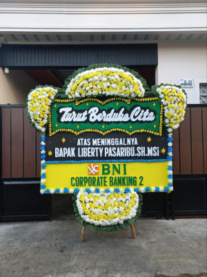 Papan Bunga Duka di Jati Mulya