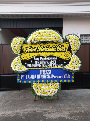 Papan Bunga Duka di Jati Mulya