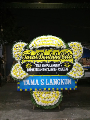 Papan Bunga Duka di Jati Mulya
