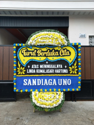 Papan Bunga Duka di Jati Mulya